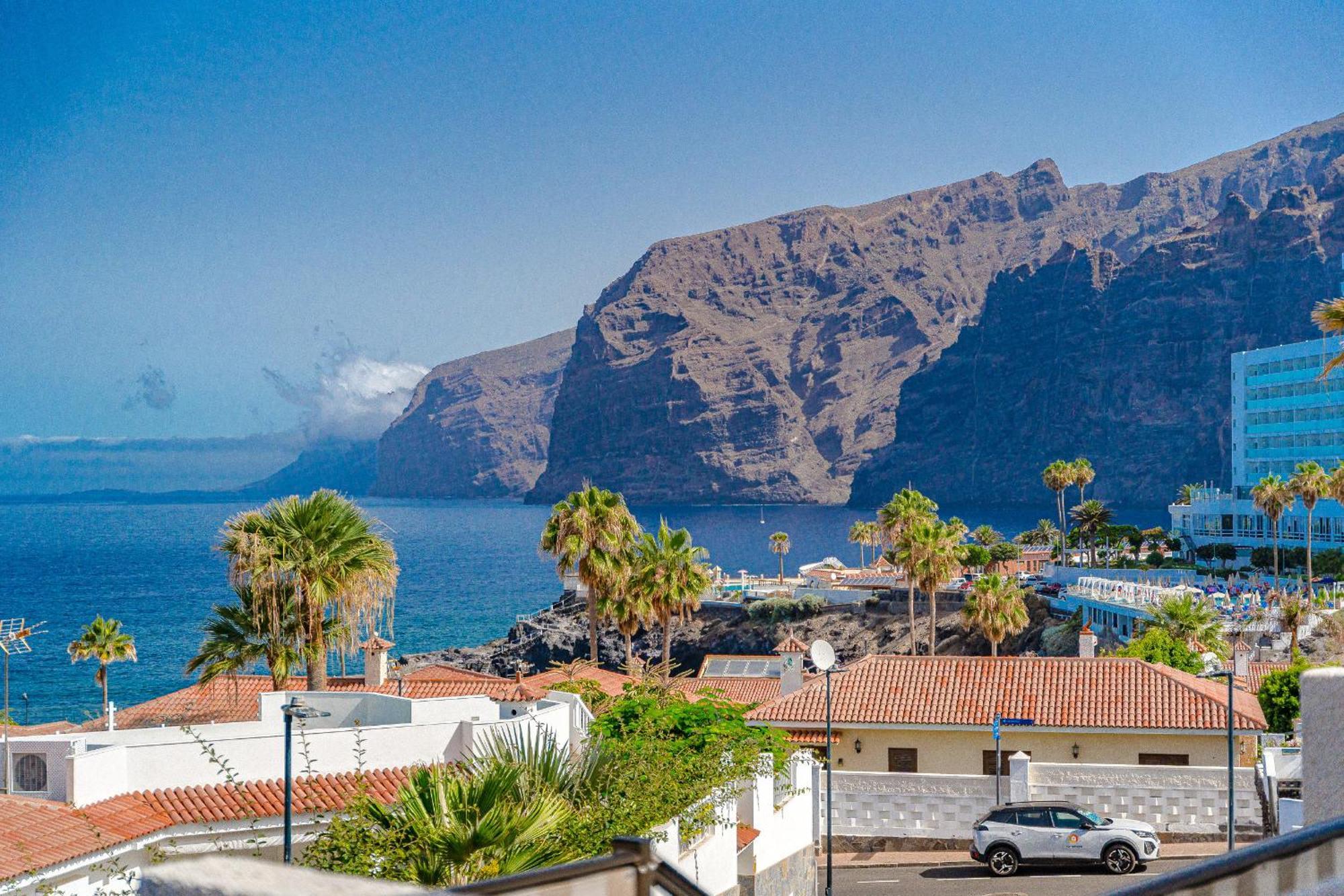 Sea View Apartment Deja Blue - Los Gigantes 圣地亚哥港 外观 照片