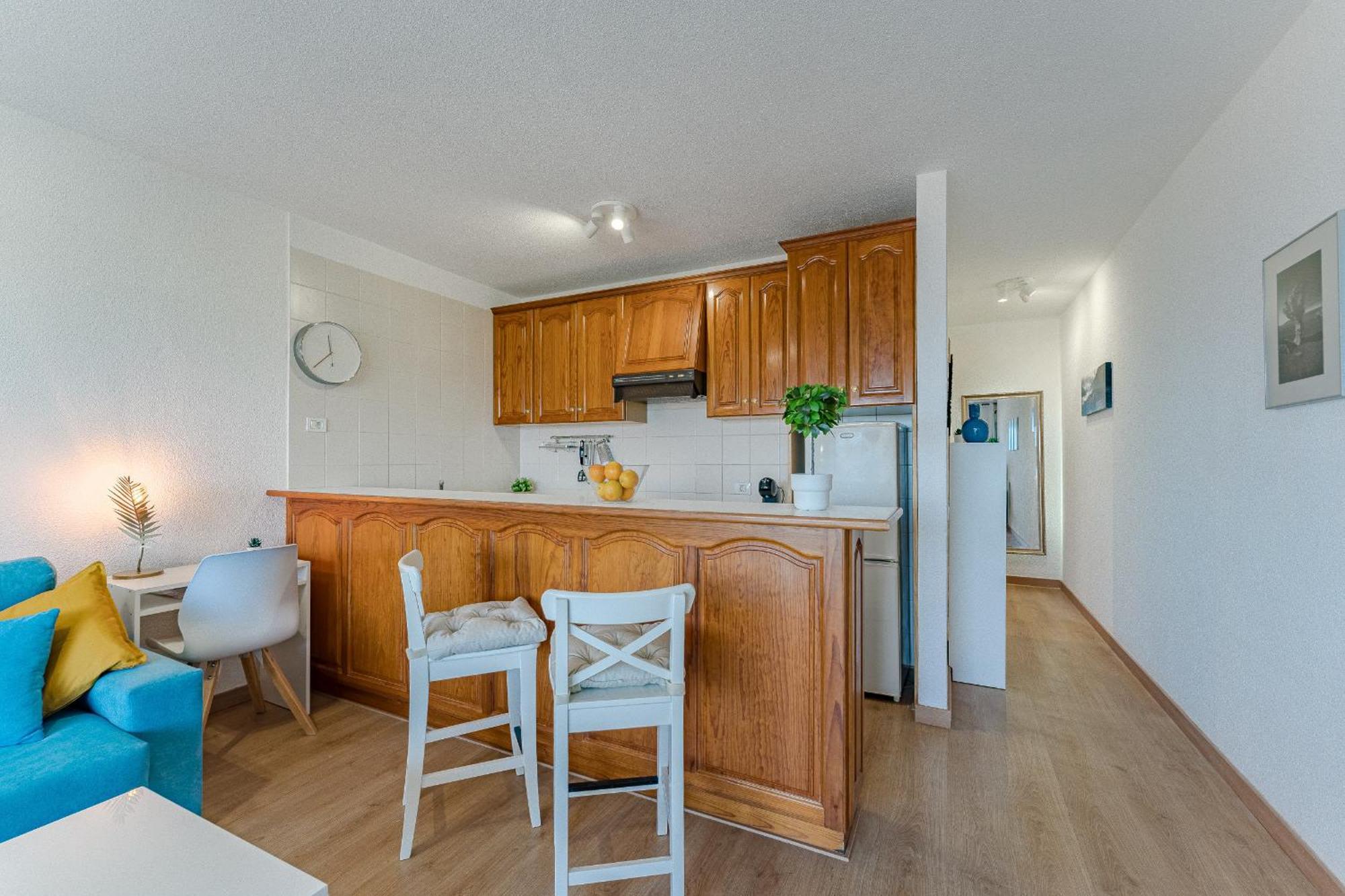 Sea View Apartment Deja Blue - Los Gigantes 圣地亚哥港 外观 照片