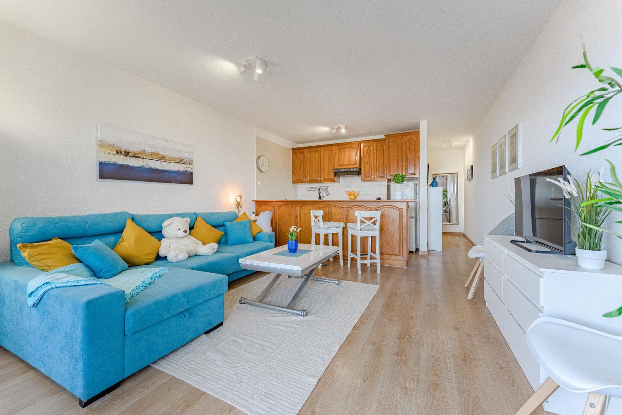 Sea View Apartment Deja Blue - Los Gigantes 圣地亚哥港 外观 照片
